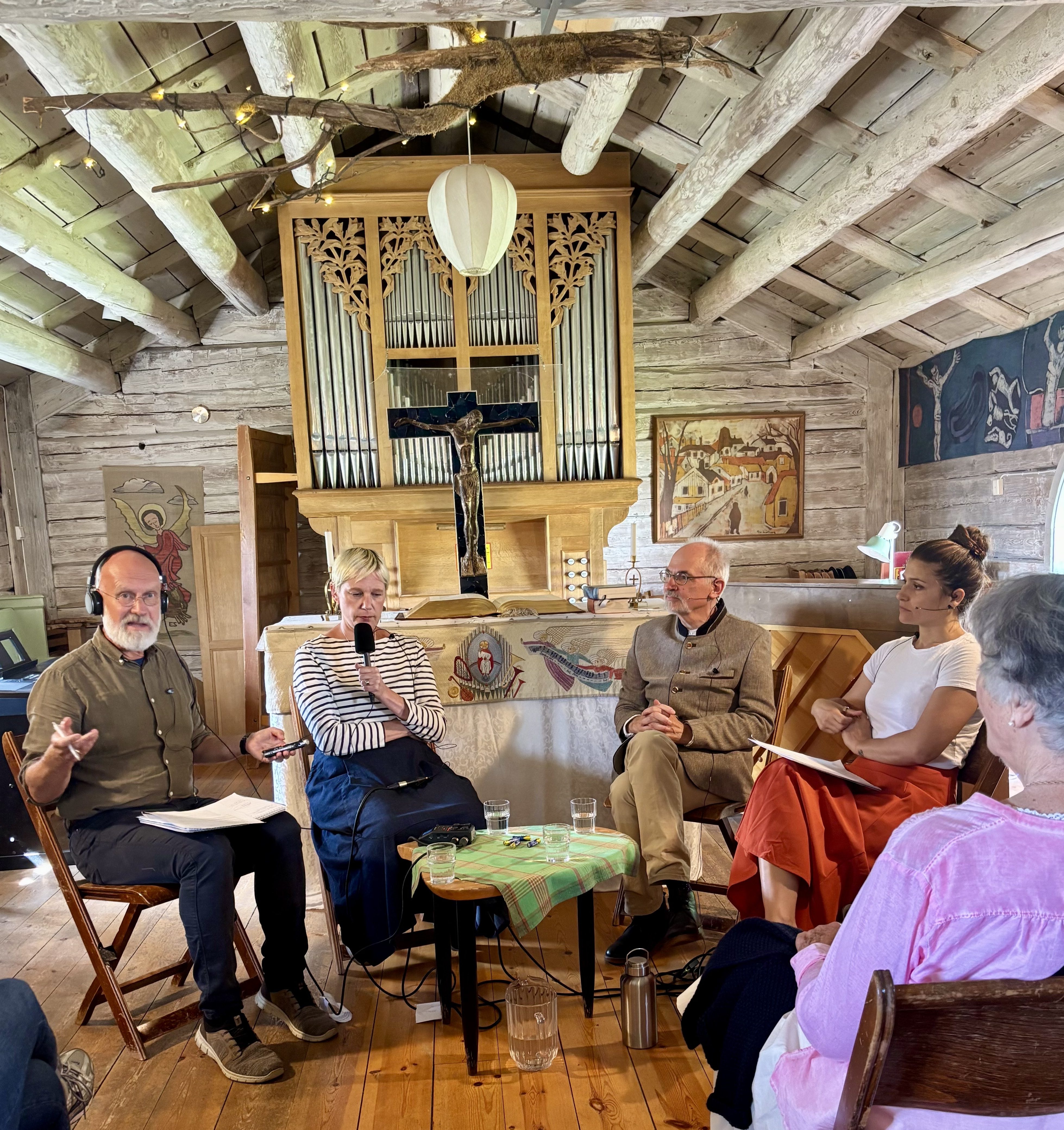 Ransäter 2025: Från vänster Lars Mogensen, Charlotta Weigelt, Per Bauhn och Melina Tsapos.